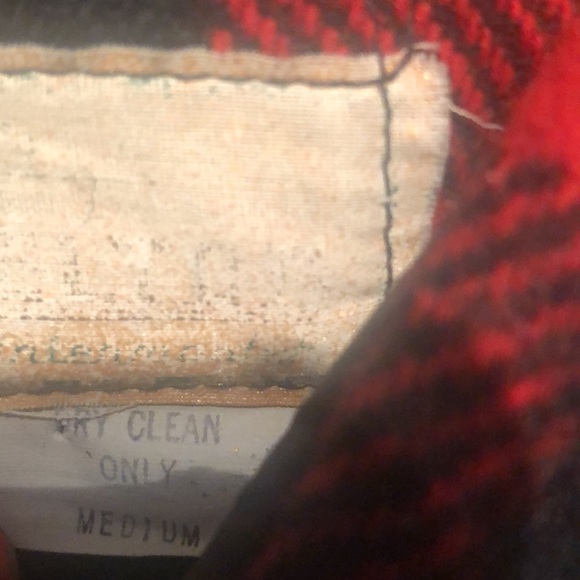 Vintage Melton Wintermaster Buffalo Plaid Wool Button-up Shirt - Picture 4 of 12